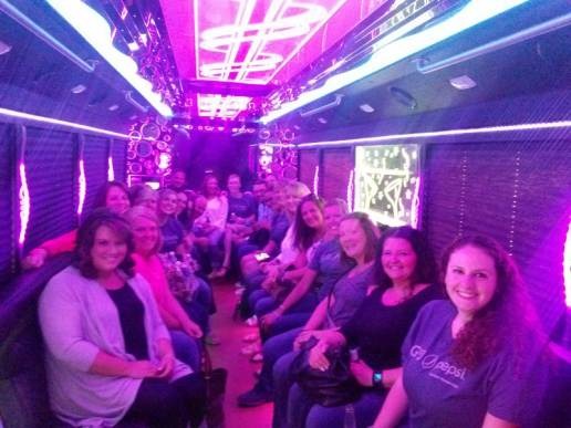Luxury limousine service by transportlinehub.pro featuring satisfied customers celebrating memorable moments.
